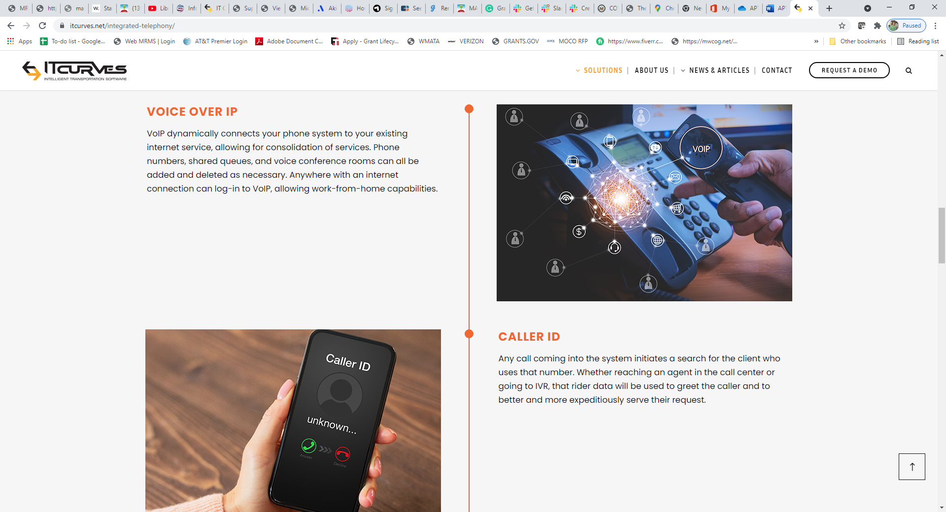 screenshot of IT CURVES